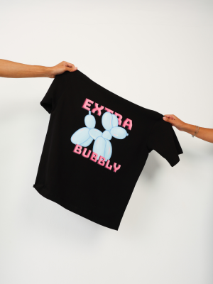 Extra Bubbly Black T-Shirt
